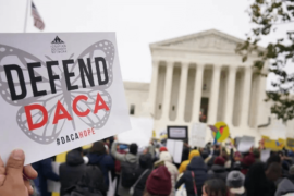 Defend DACA protest in front of Supreme Court - DREAMers 2022