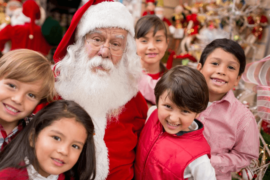 Christmas photos with Santa